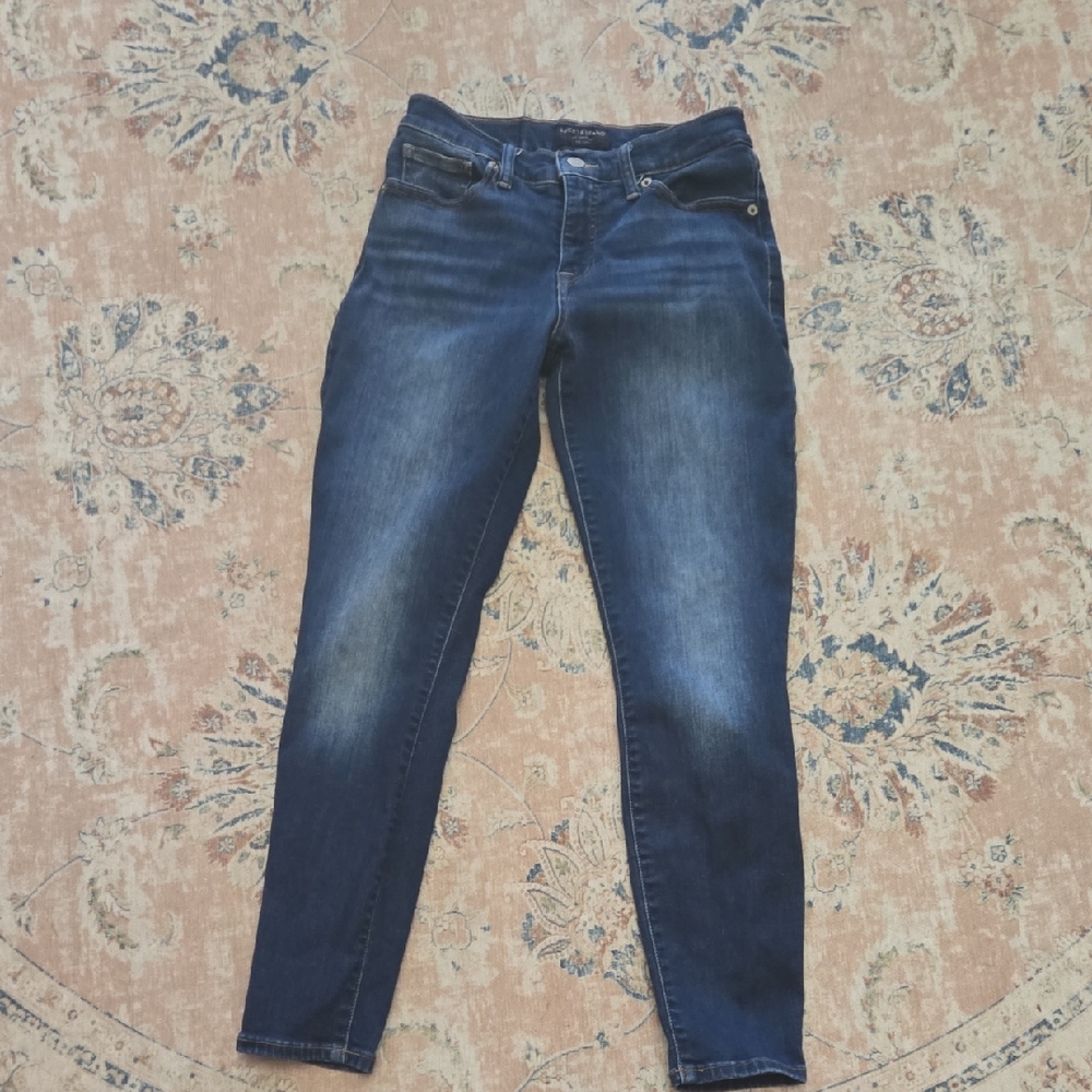 Lucky Brand Ava Mid Rise Skinny Ankle Blue Jeans Classic 5 Pocket Sz 6/28 EUC…